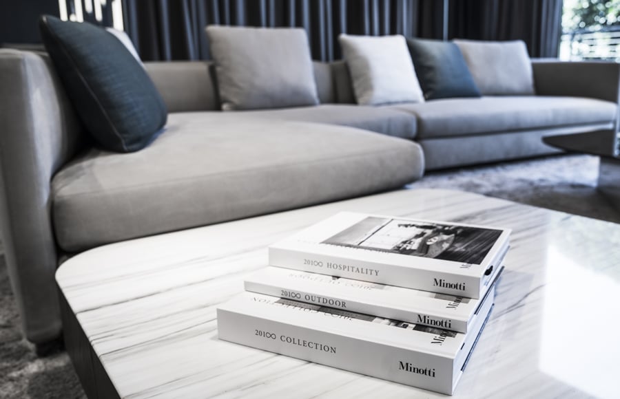 der neue Minotti katalog 2018 finden sie im M-Studio Reiter