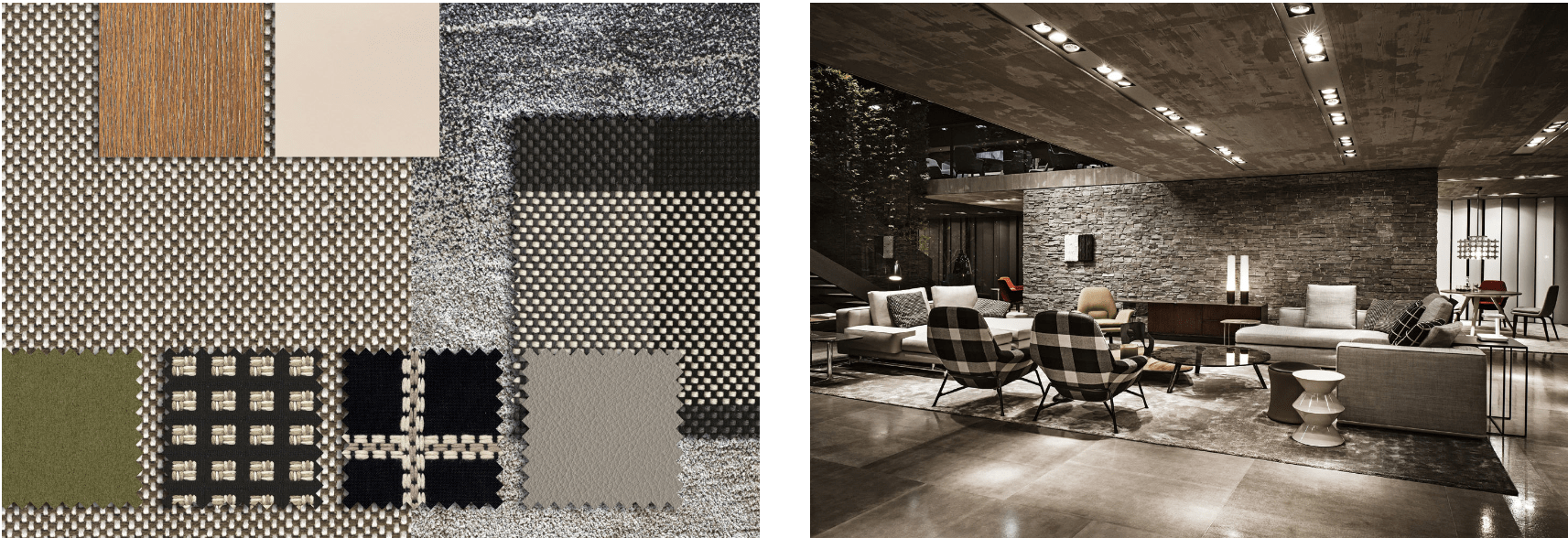 M-Studio Reiter Textil Inspiration by Minotti