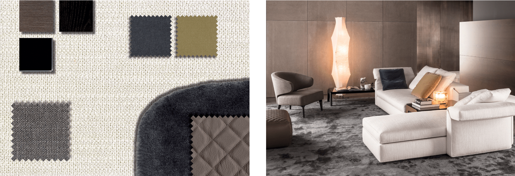 M-Studio Reiter Textil Inspiration by Minotti