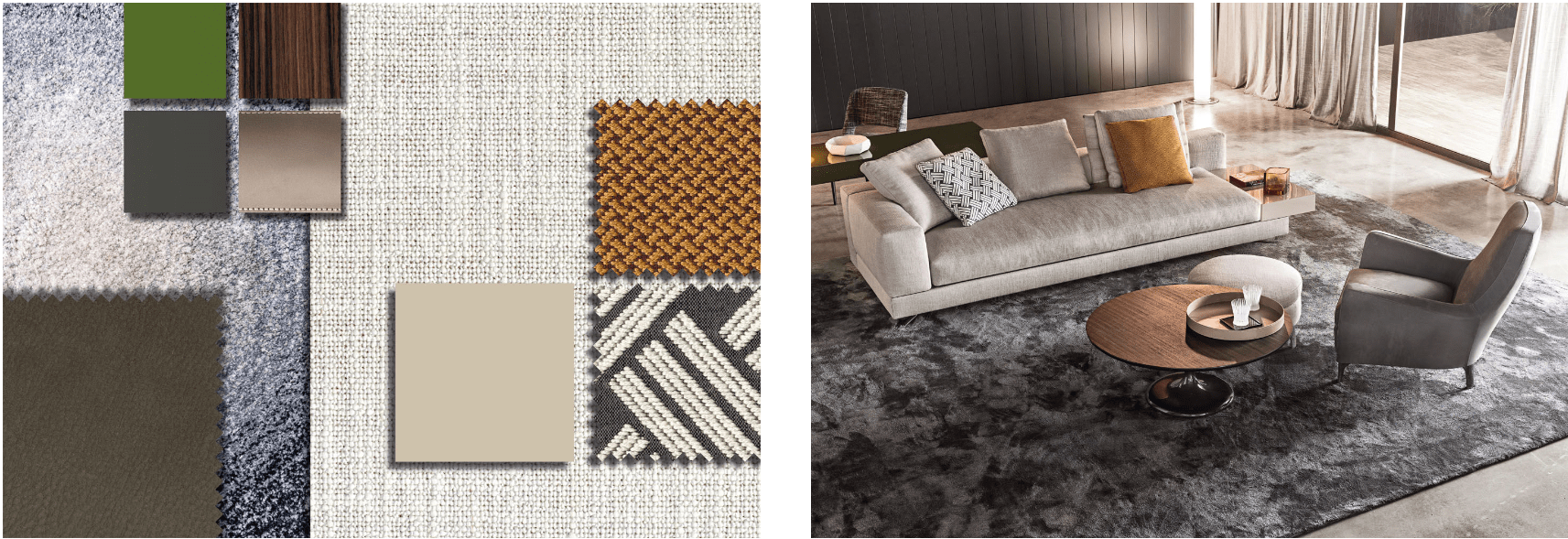 M-Studio Reiter Textil Inspiration by Minotti