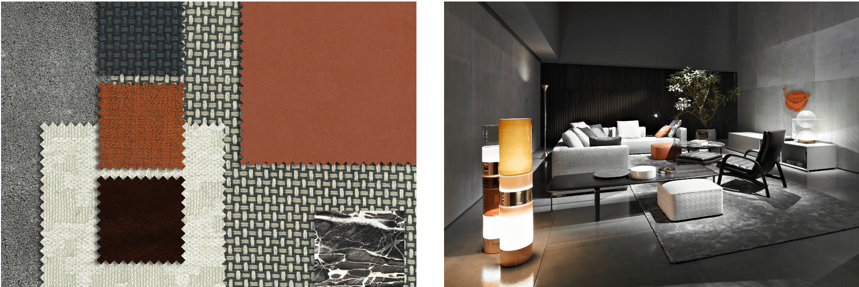 M-Studio Reiter Textil Inspiration by Minotti