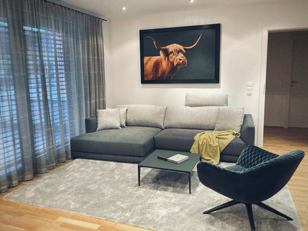 Poliform Pristol Sofa mit Doppel Spitzkissen