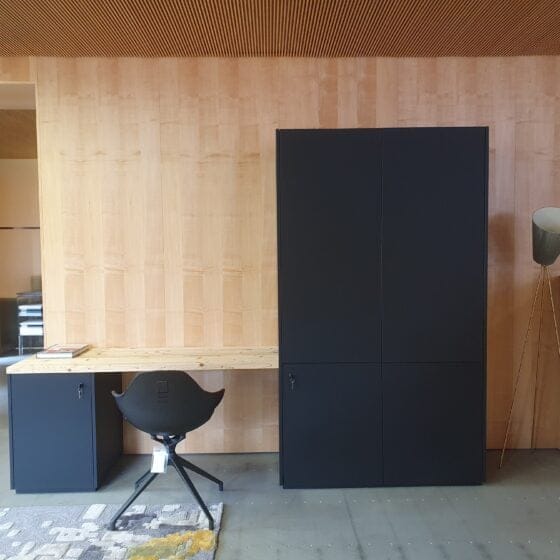 Tischlerei Abverkaufskasten Abverkauf Ausstellungsraum M-Studio Reiter