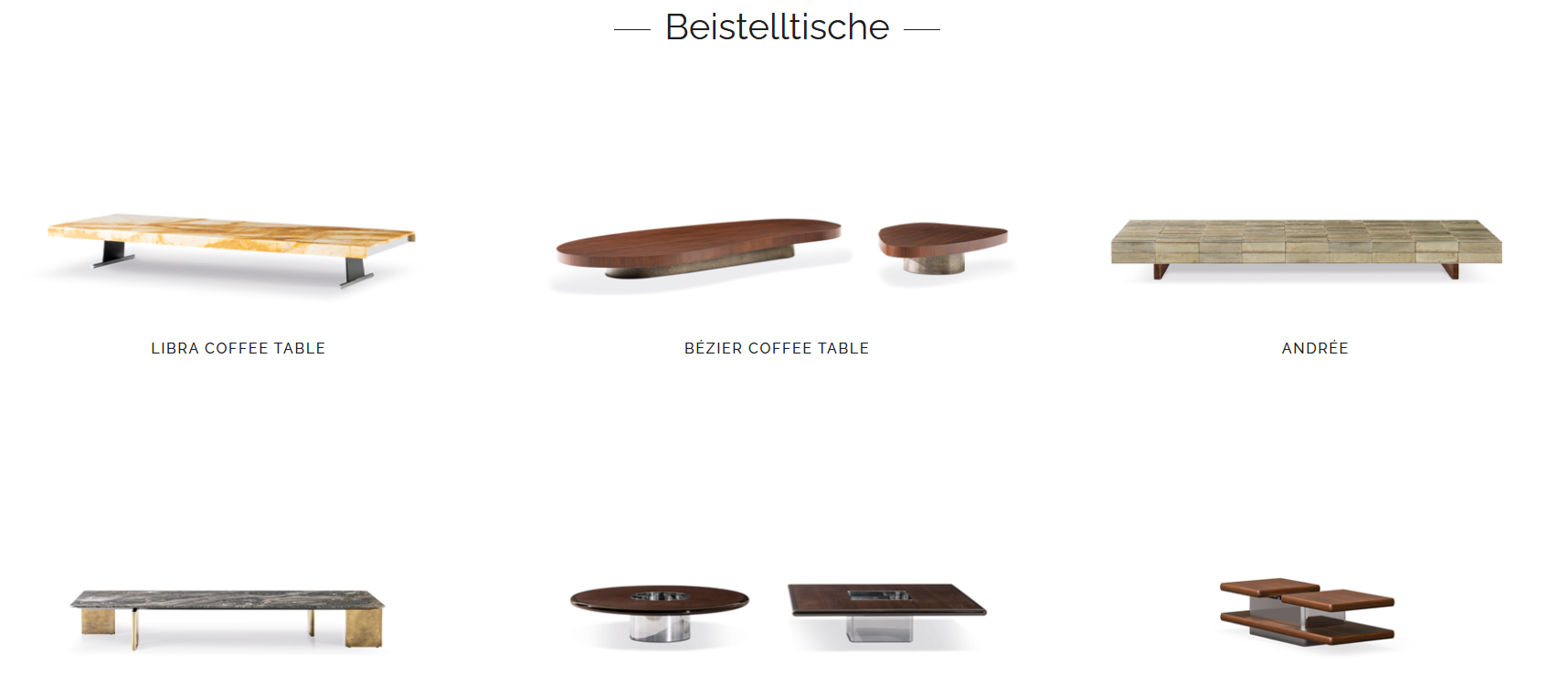 Minotti Beistelltische
