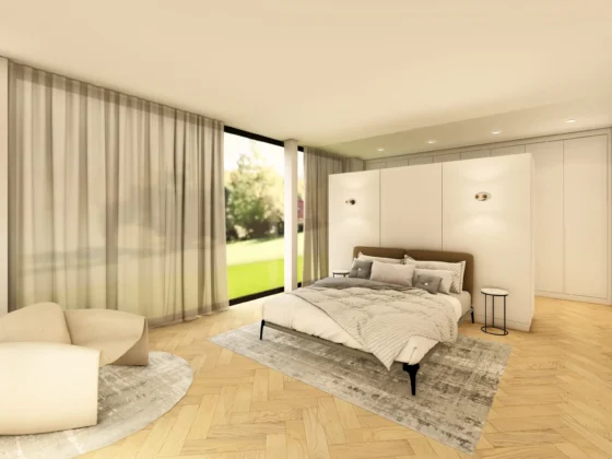 3D Visualisierung Garderoben Bereich