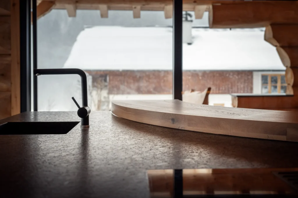 Runde Barplatte Tischlerei Reiter