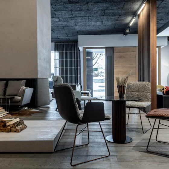 Wittmann Sessel mit Bistro Tisch