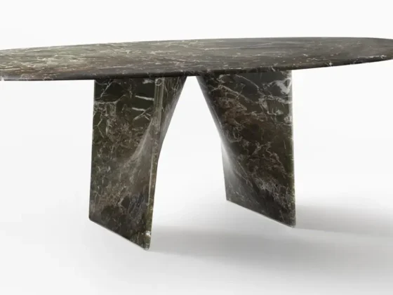 Rimadesio Lambda Tisch in Marmor