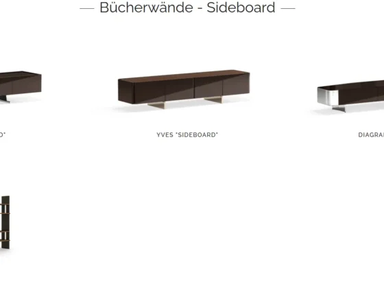 Minotti Bücherregal Konsolen