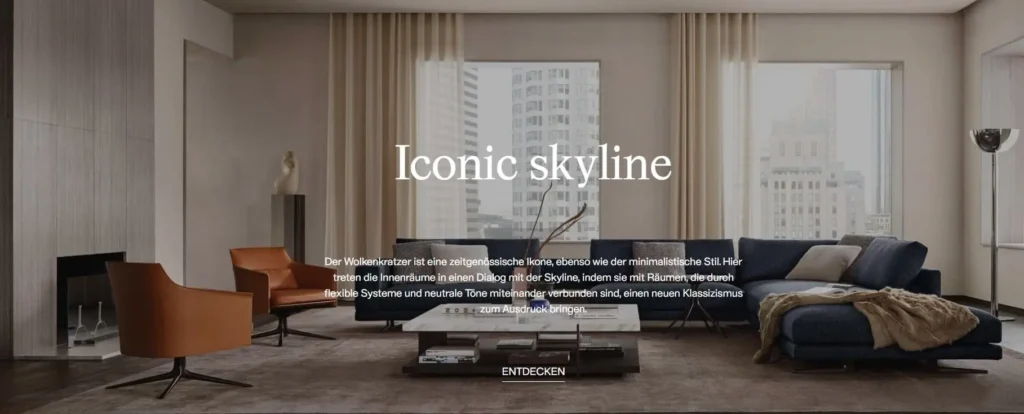 Poliform Iconic Skyline