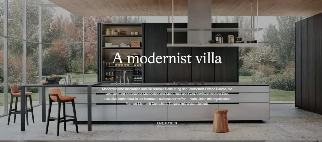 Poliform mdern villa