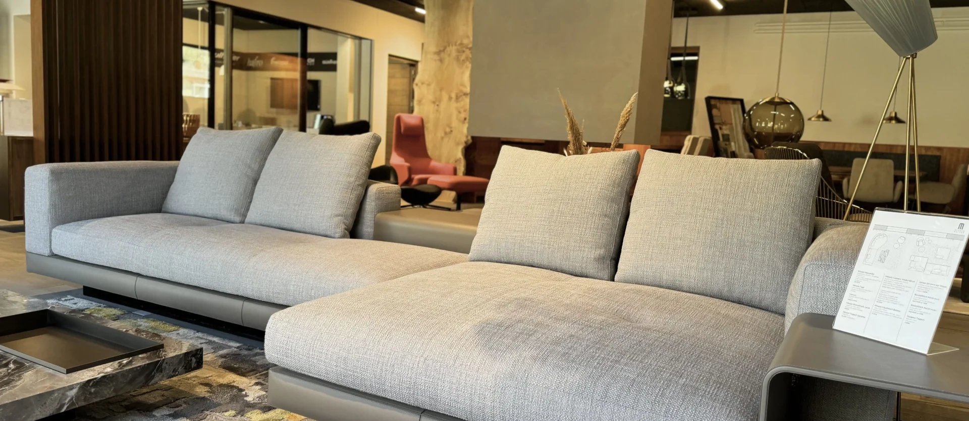 Minotti Showroom im M-Studio Reiter in Altenmarkt Salzburg