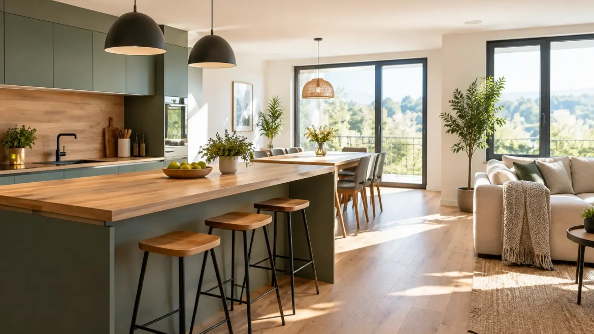 Wohnküche einrichten: Planung mit Weitblick