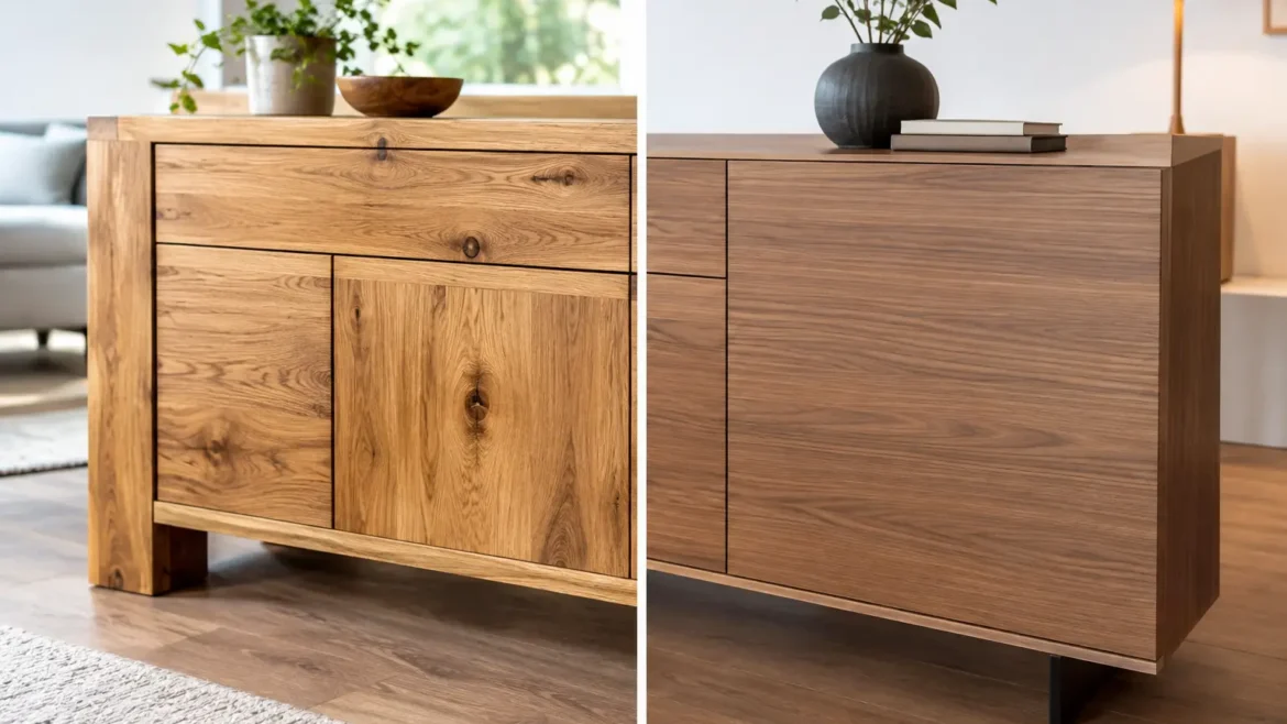 Massivholz oder Furniermöbel wählen - was passt?