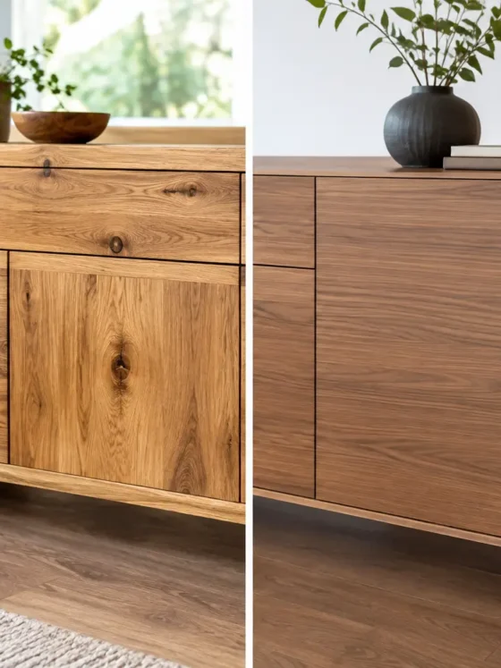 Massivholz oder Furniermöbel wählen - was passt?