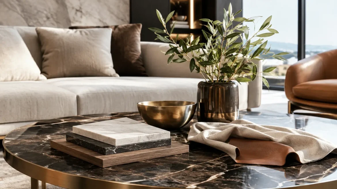 Materialmix für Luxusinterieur richtig wählen