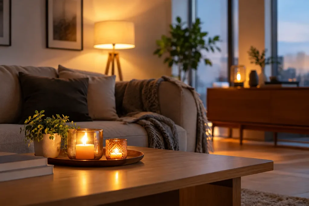 Stimmungsvolle Lichtszenen zuhause schaffen